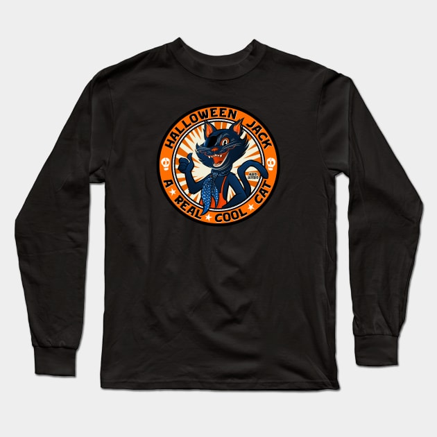 Halloween Jack Long Sleeve T-Shirt by Hard Boyled